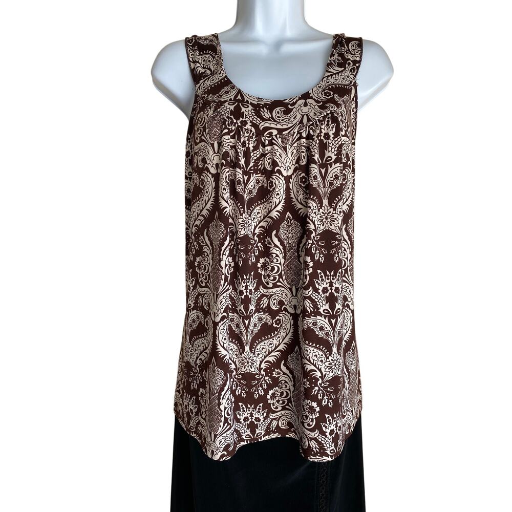 Double Take Women Plus Size 2X Boho Floral Romantic Luxury Soft Feminine Blouse